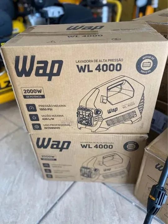 Lavadora de alta pressão 1950Psi e motor a indução de 2000W Uso profissional - Wap(Loja) - Foto 5