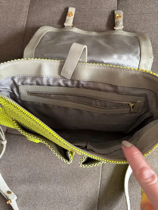 Bolsa Marc Jacobs - Verde e Cinza - Foto 3