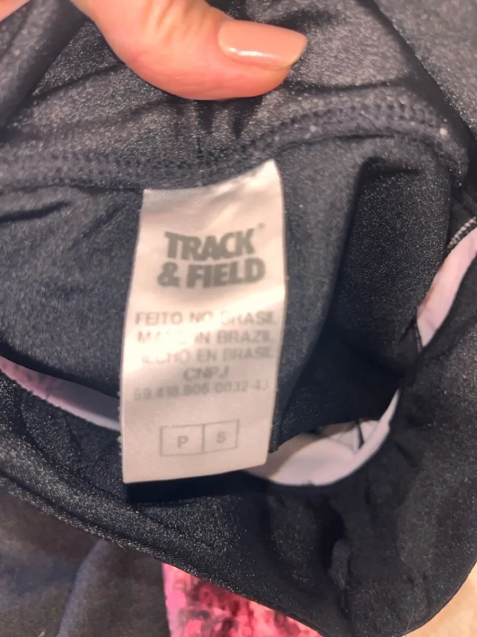 Track & Field - Calça Legging Estampada com Detalhes Pretos - Foto 3