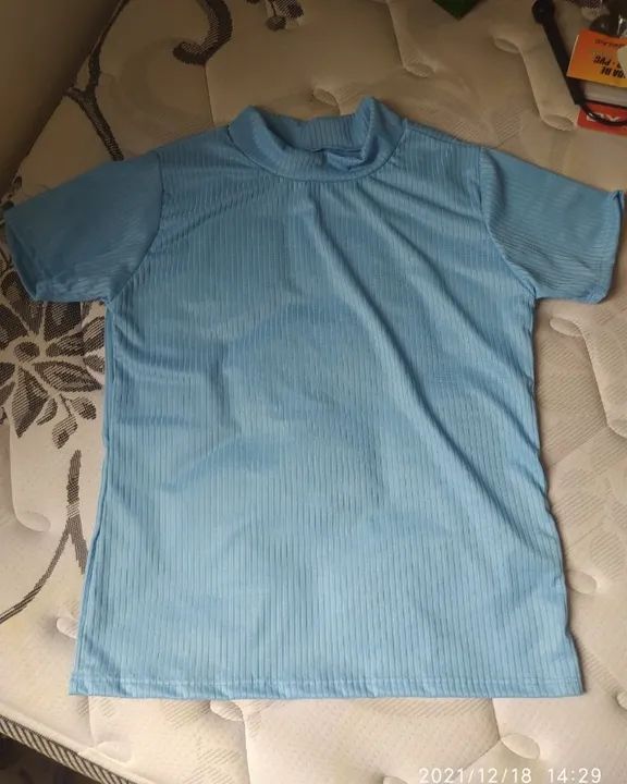 baby look rosa e azul