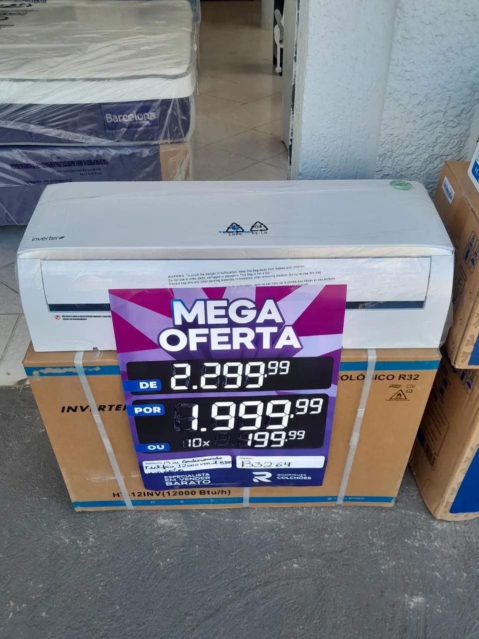 Ar Condicionado Inverter 12000 BTUs - Mega Oferta!