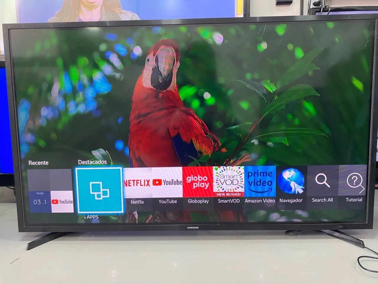 Tv Samsung smart led 43 polegadas funcionando perfeitamente! - Foto 3