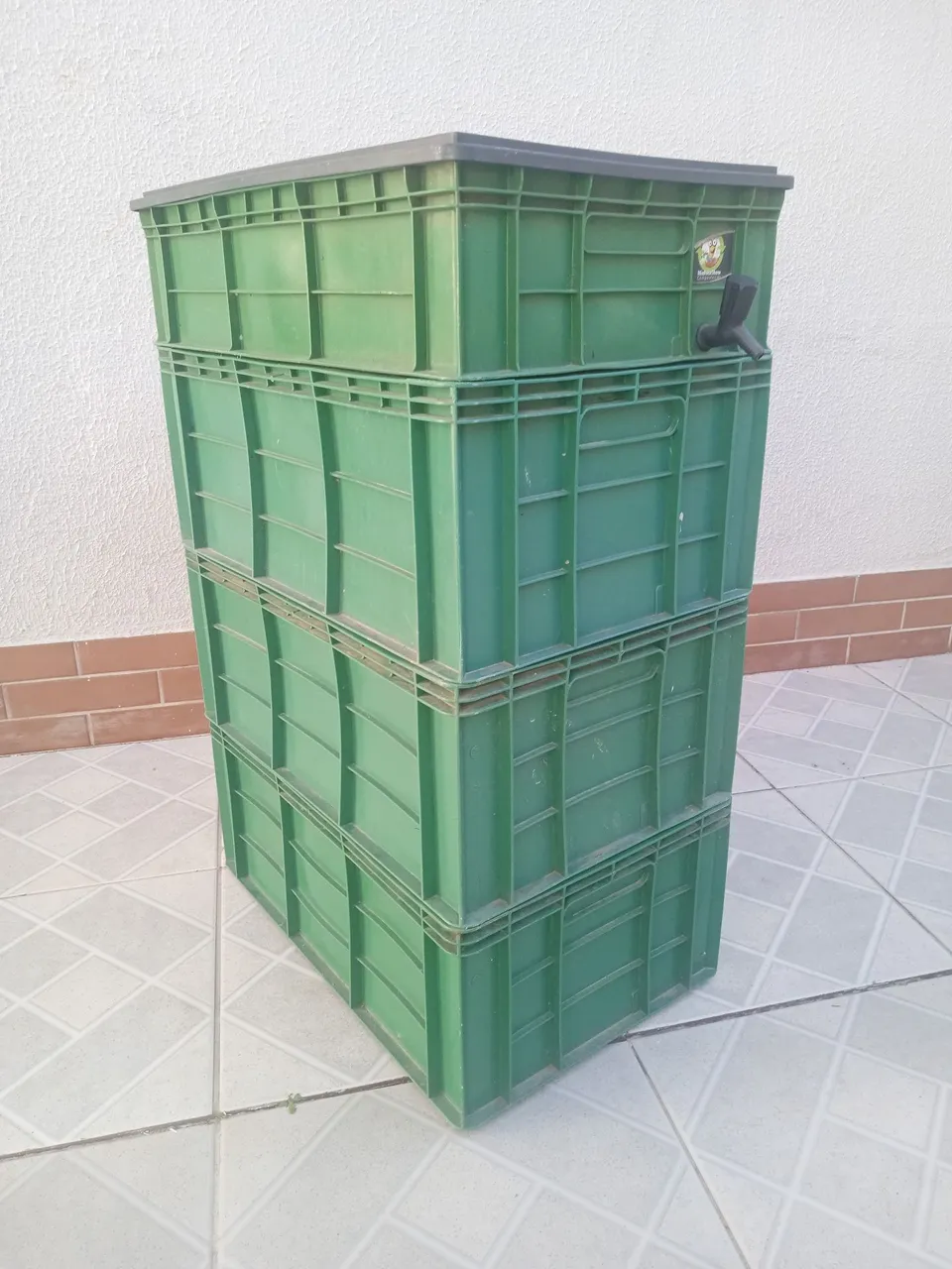 Composteira Doméstica 4 Andares