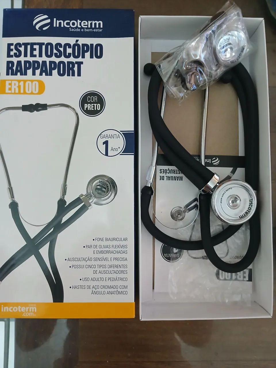 Estetoscópio Rappaport ER 100 - Foto 2