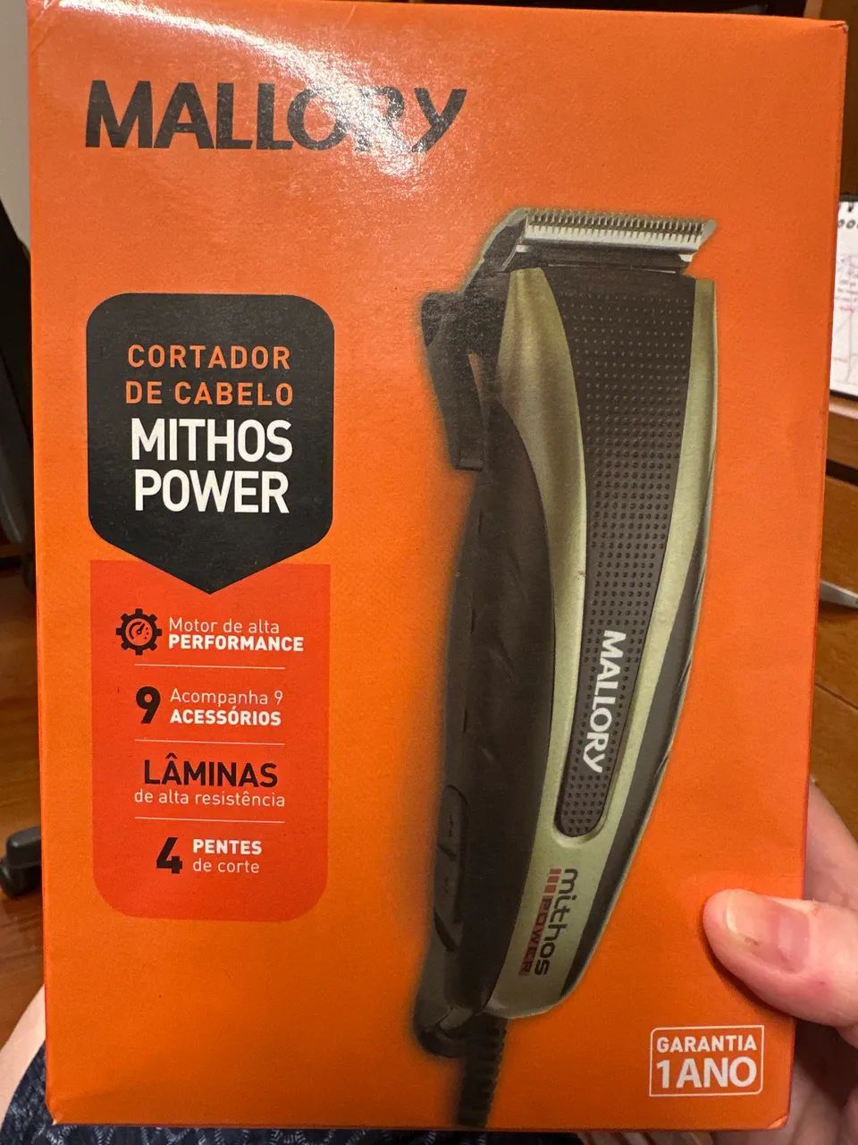 Cortador de cabelos mithos power mallory