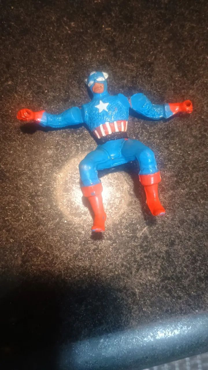 Boneco Capitão América Vintage Gulliver  - Foto 2