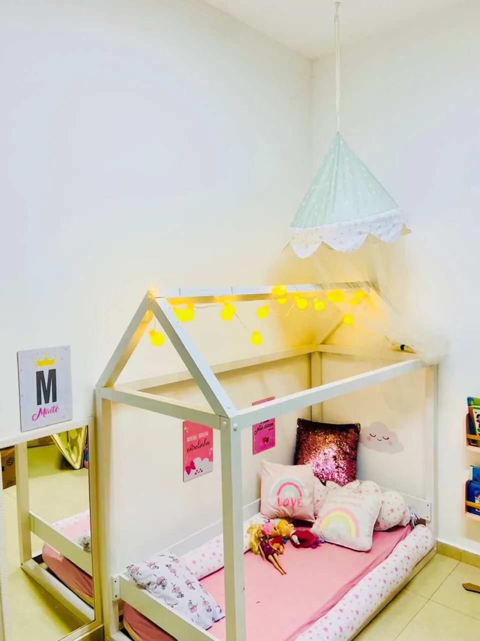 Cama Montessoriana (Casinha Infantil) com colchão  - Foto 2
