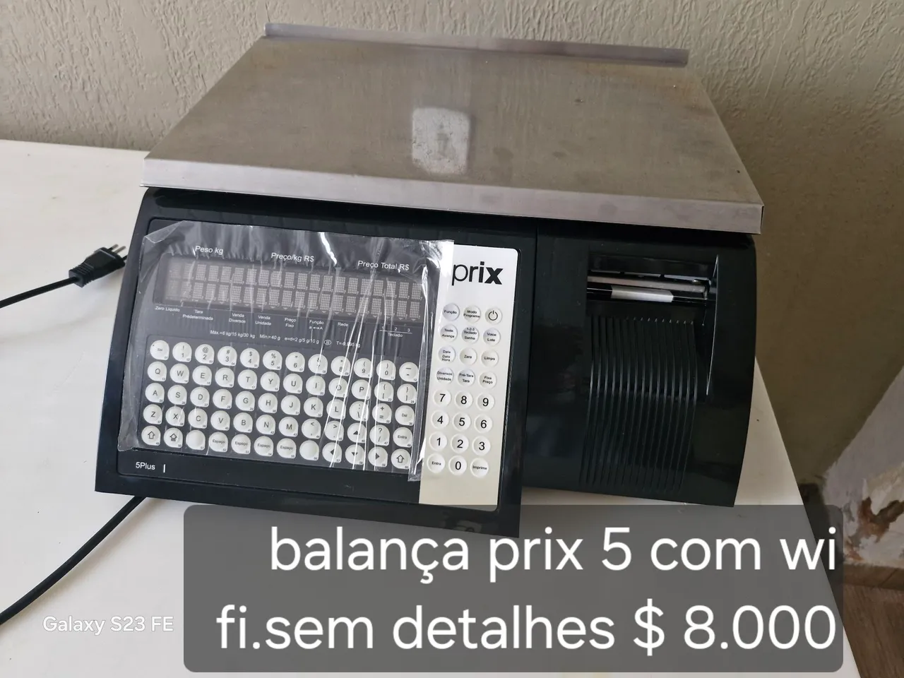 Balança Prix 5 com Wi-Fi - Sem Detalhes