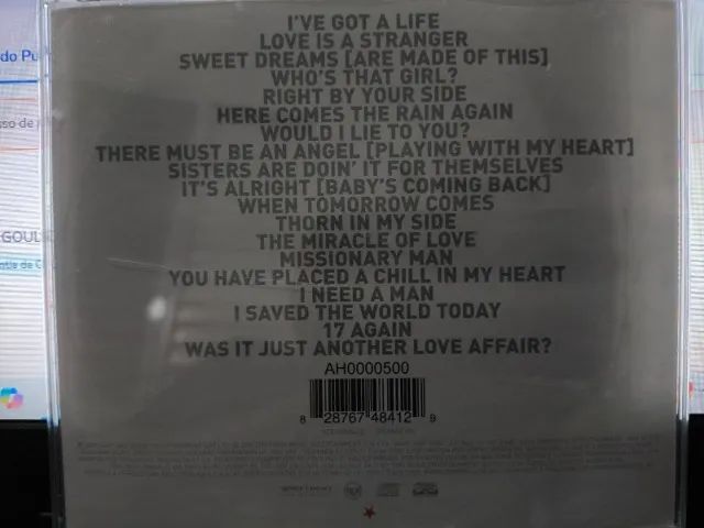 CD Original EURYTHMICS - ULTIMATE COLECTION - Foto 3