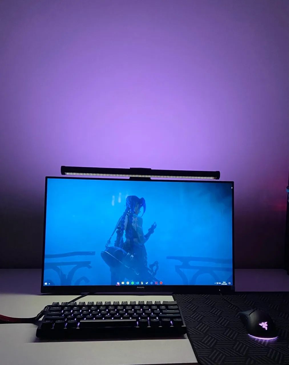 Monitor Philips Gamer 23,8" LED IPS HDMI Bordas Ultrafinas 242V8A