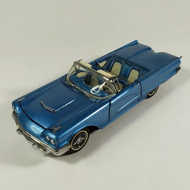 Franklin Mint Precision Models - FORD THUNDERBIRD 1958 azul Conversível - Escala 1:43