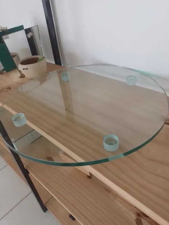 Base para bolo de vidro 
