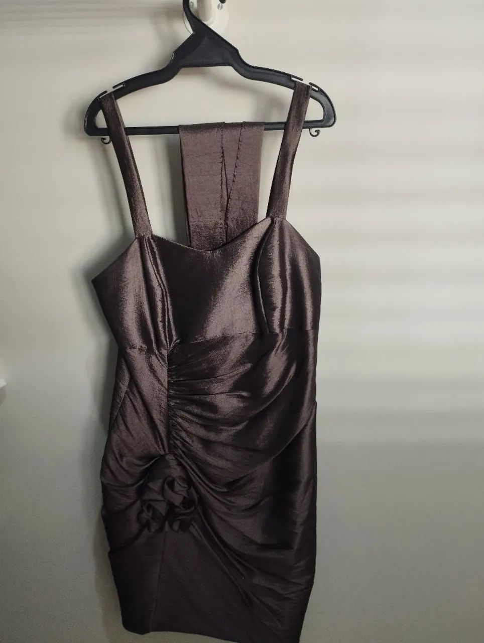 Vestido Festa Marrom Elegante