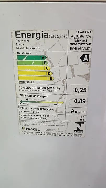 Lava roupas Brastemp Clean 8kg  - Foto 3