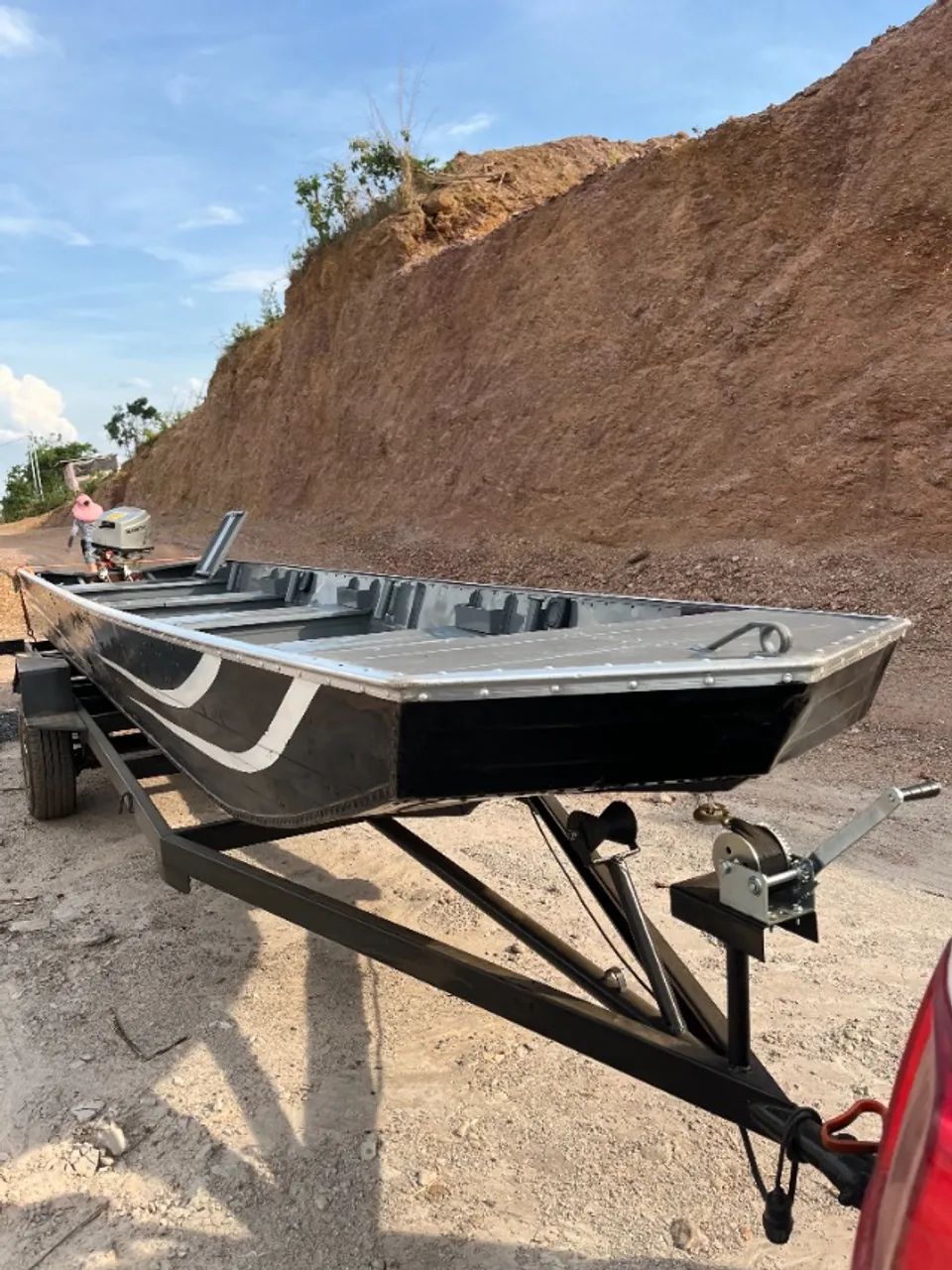 Canoa 6m + Carreta + Motor 15hp 4T - Foto 4