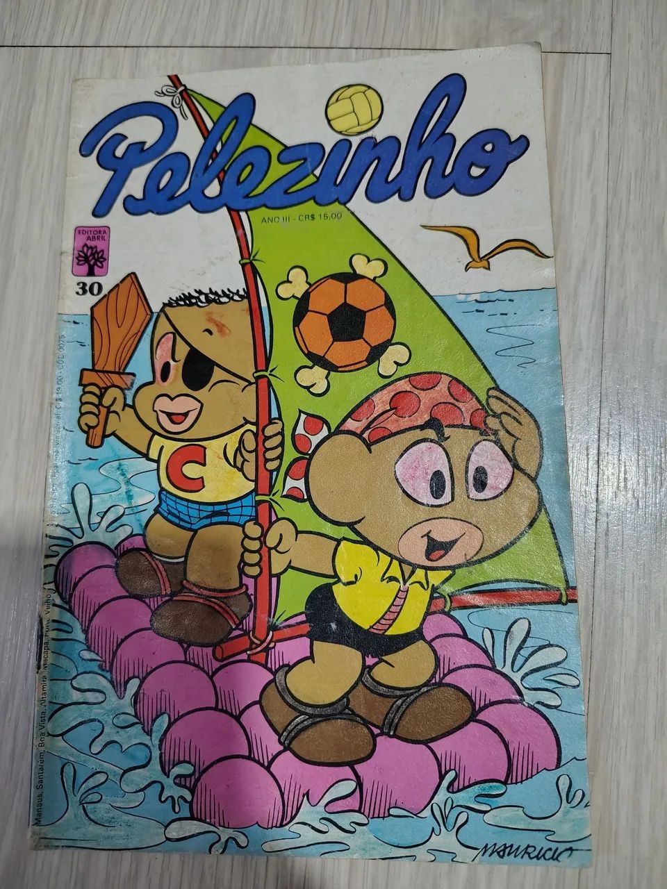 Lote com 3 gibis do Pelezinho, editora Abril, anos 1978 / 1979 / 1980 - Foto 4