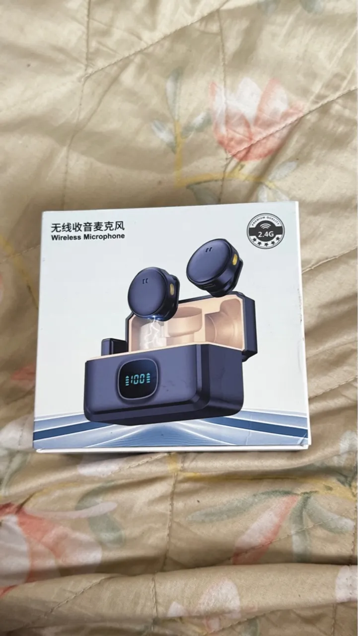 Microfone De Lapela Wireless Sem Fio - Qualidade Premium TIPO C