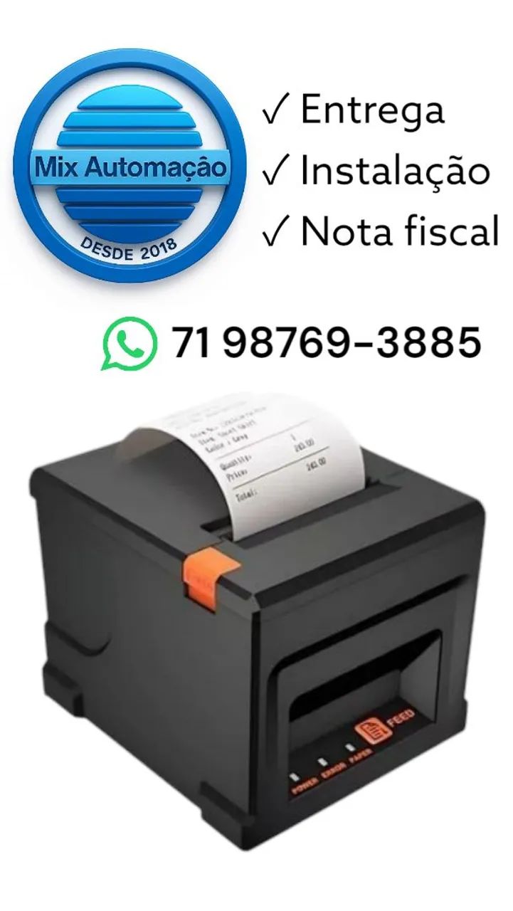 Impressora térmica para cupom fiscal