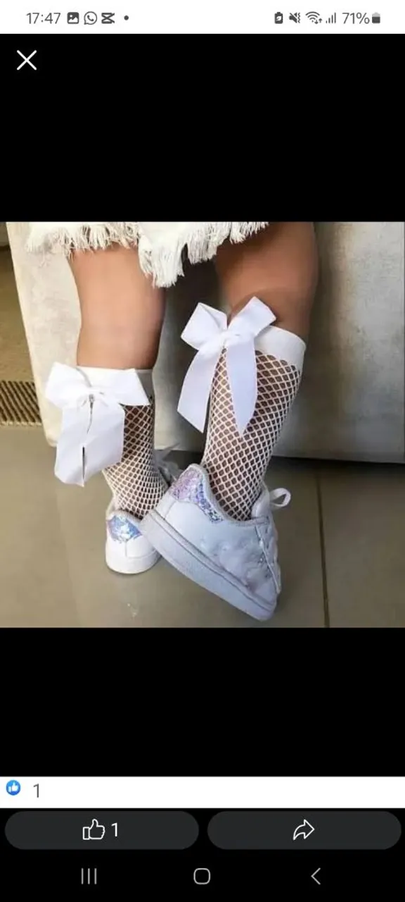 Meias de Renda para Bebê Menina