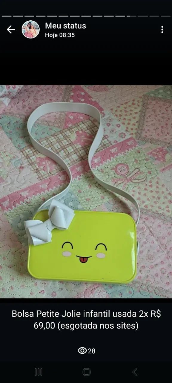 Bolsa Petite Jolie Infantil