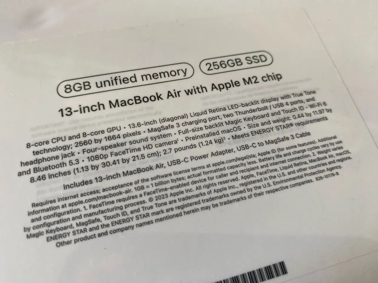 MacBook Air M2 lacrado - Foto 2