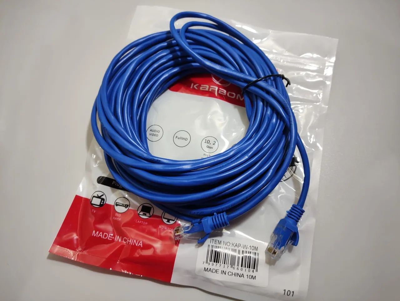 VENDO CABO DE REDE RJ45, MODELO KAP-W-10M - Foto 4