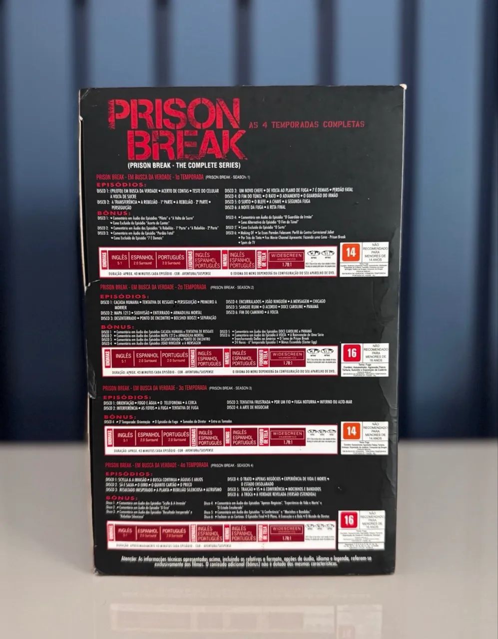 Box coleção Prison break dvd  - Foto 2