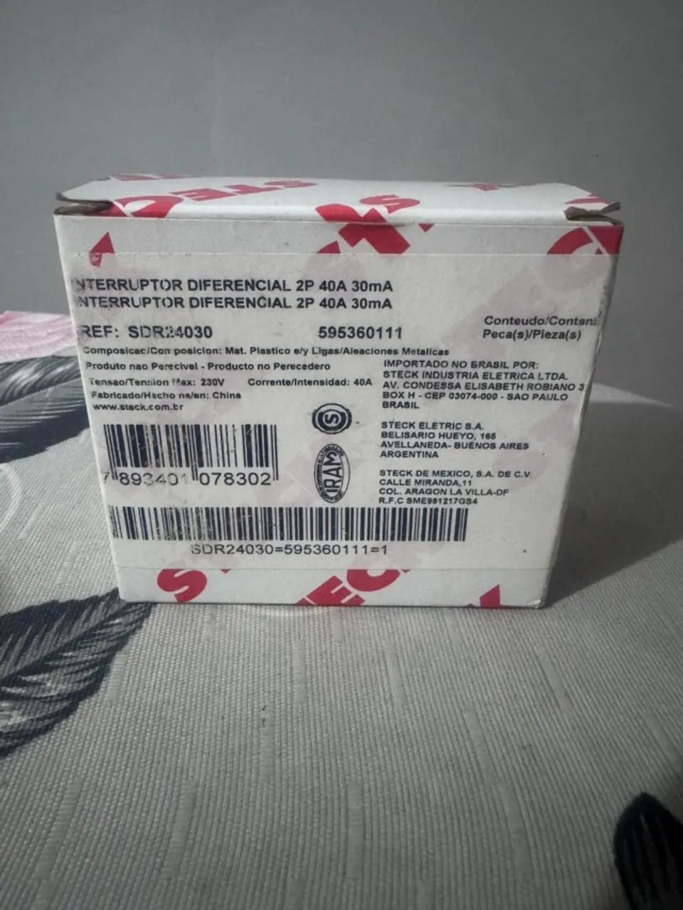 Interruptor Diferencial  2P 40A 30mA Steck Gelo  - Foto 2