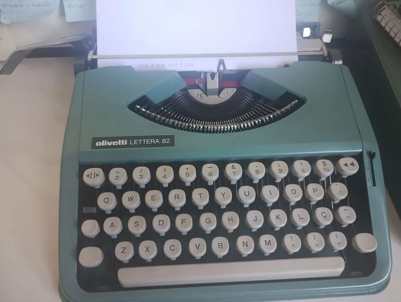 Máquina de datilografia 