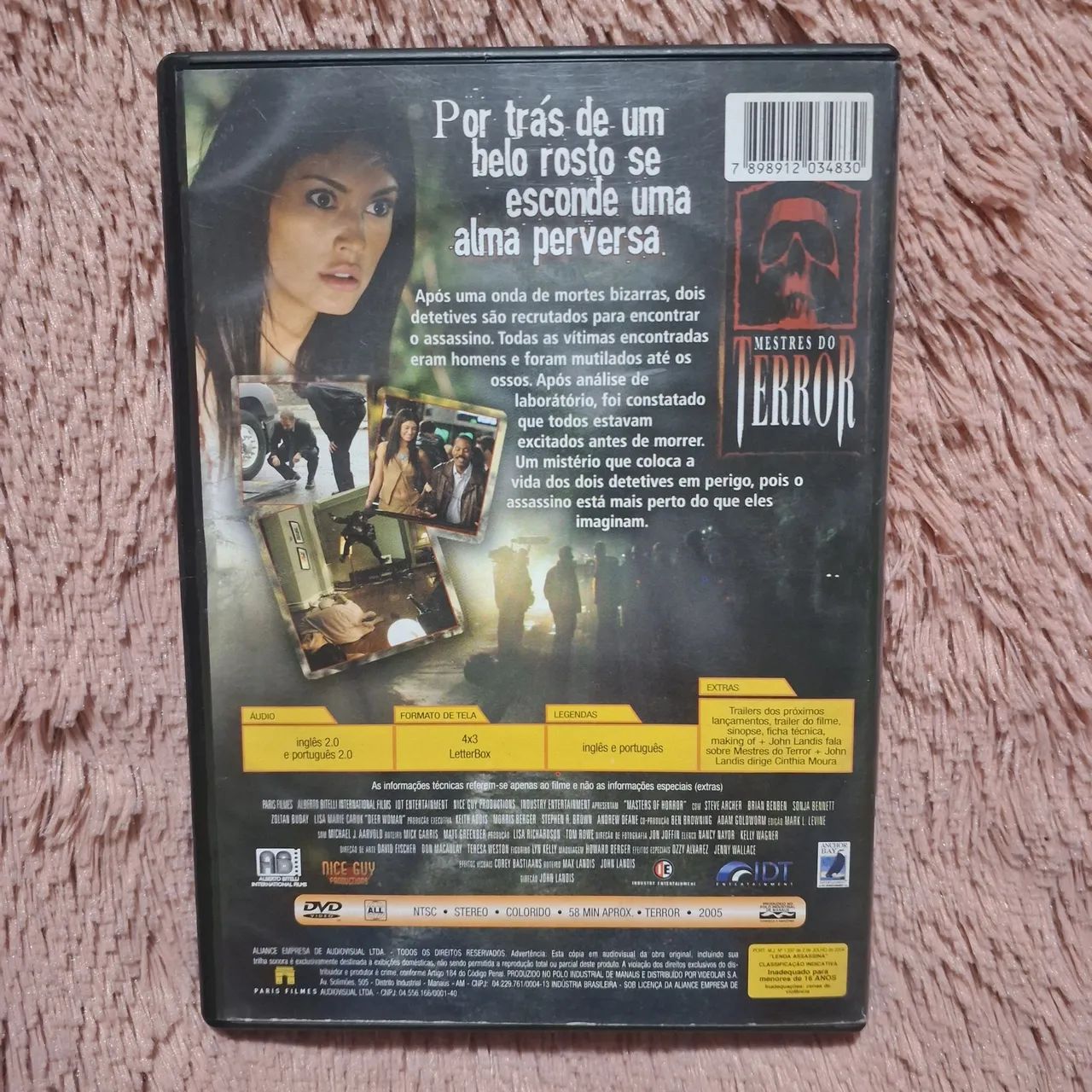 Dvd Lenda Assassina (2005, Deer Woman, John Landis, Terror Raro) - Foto 3