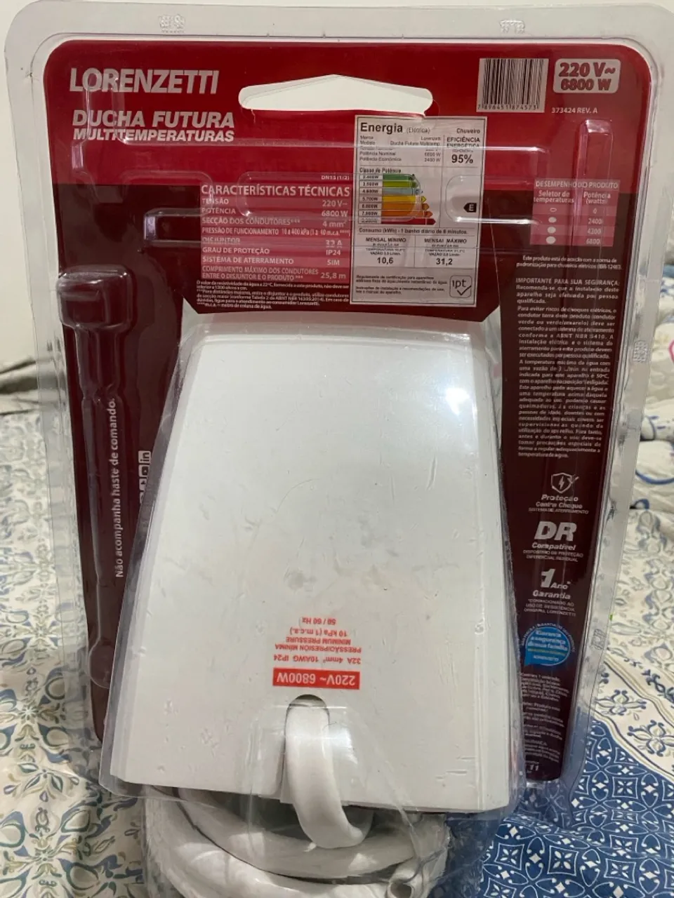 Chuveiro elétrico novo