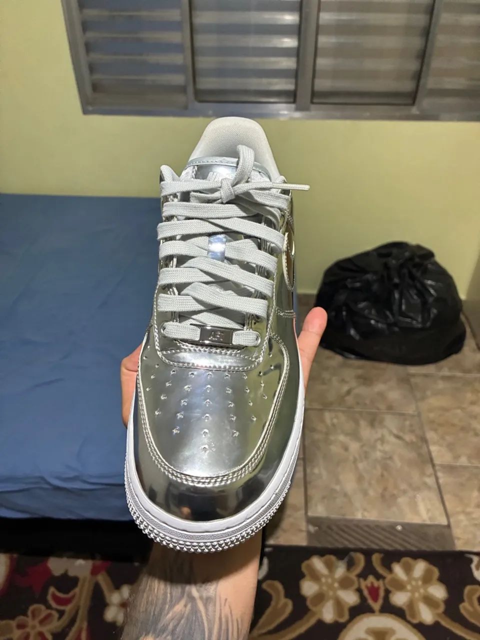 Nike Air Force 1Prata - Foto 5