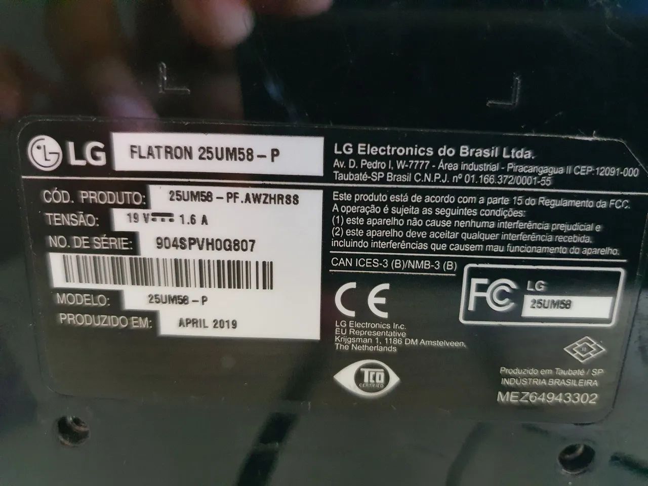 Monitor LG 25UM58-P 25 polegadas - Full HD - Foto 3