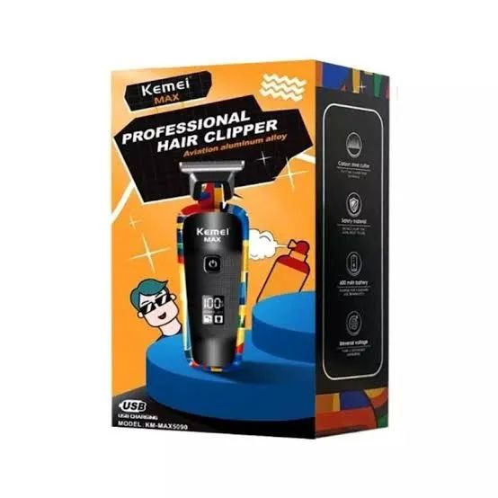 Máquina de Acabamento Kemei Max Profissional - Kit Completo - Foto 2