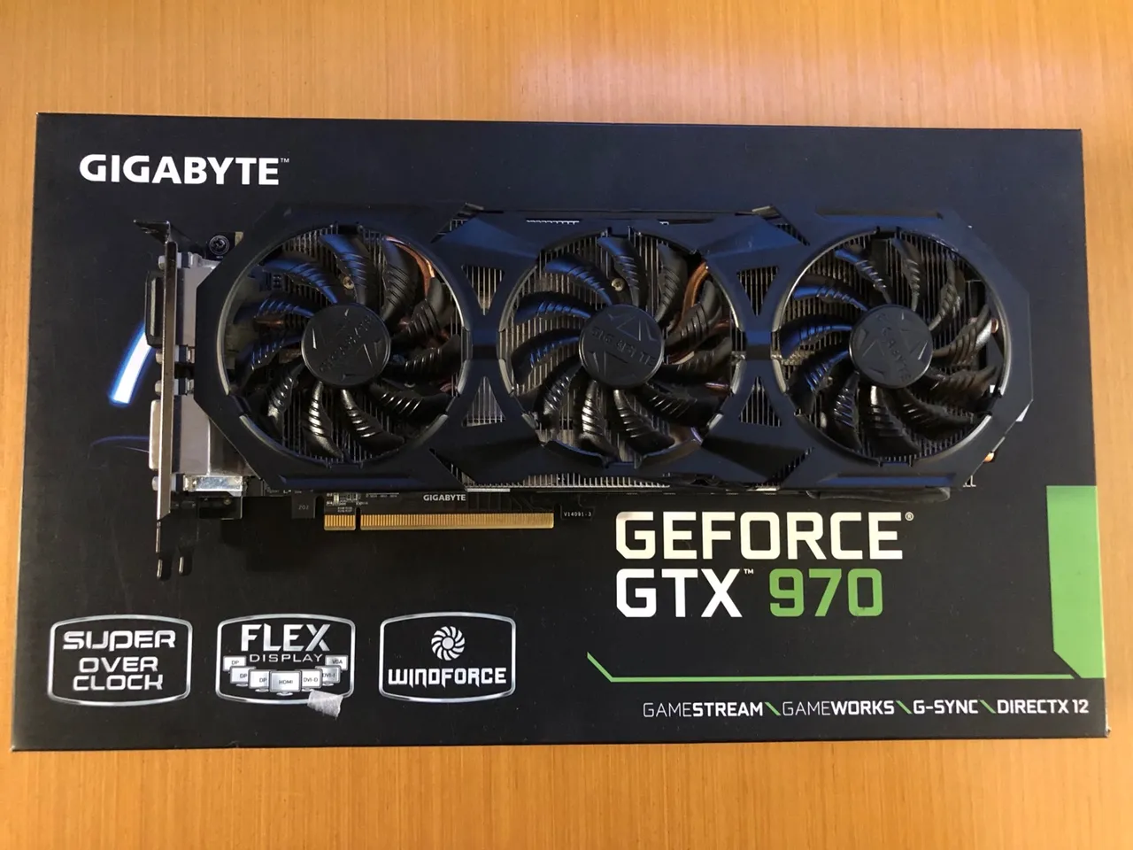 Placa de Vídeo Gigabyte GeForce GTX 970 G1 Gaming Windforce 4GB RAM