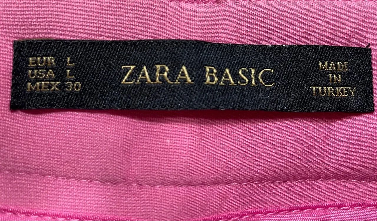 Short rosa tam M Zara Basic - Foto 4