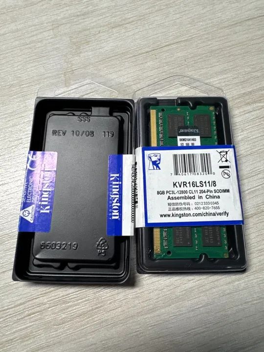 Memória RAM Kingston 16gb KVR16LS11/8 2x 8GB DDR3 1600MHz - Foto 2