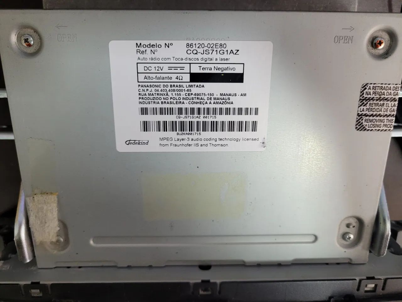 Som Toyota 86120 (Corolla) - Foto 6