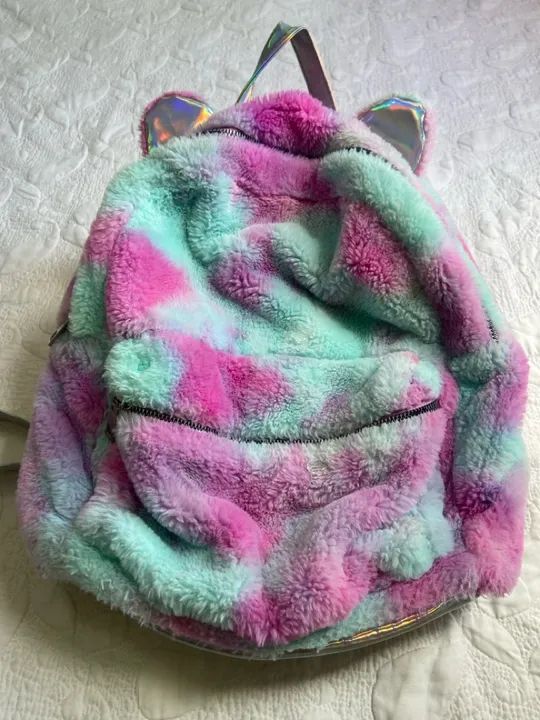 Mochila Infantil Pelúcia Unicórnio
