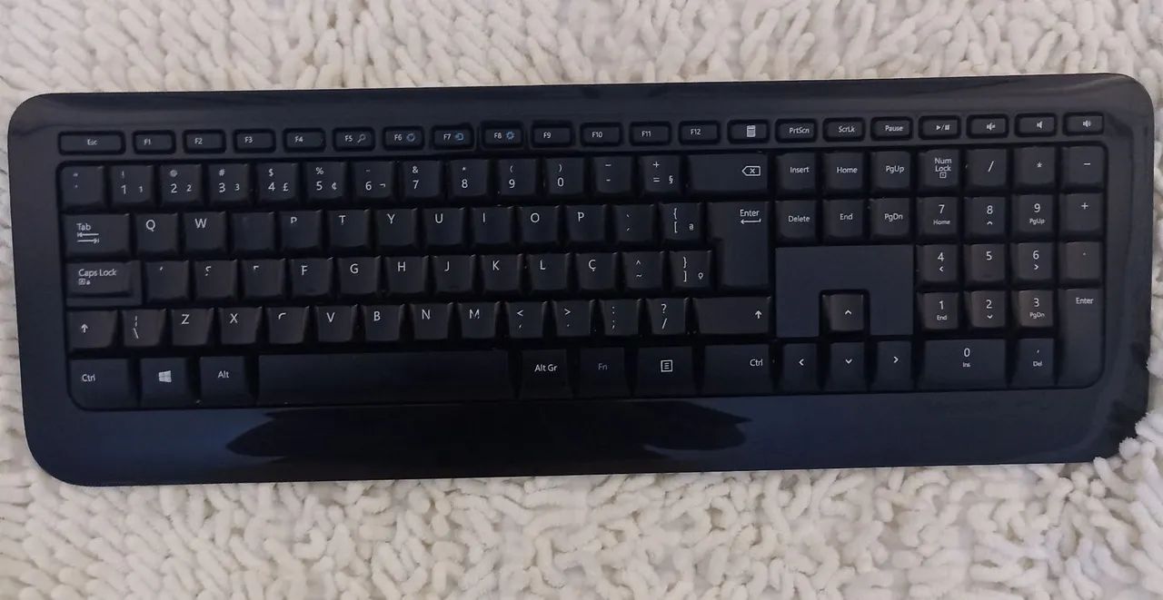Teclado sem fio microsoft modelo wireless keyboard 85063825063848193120