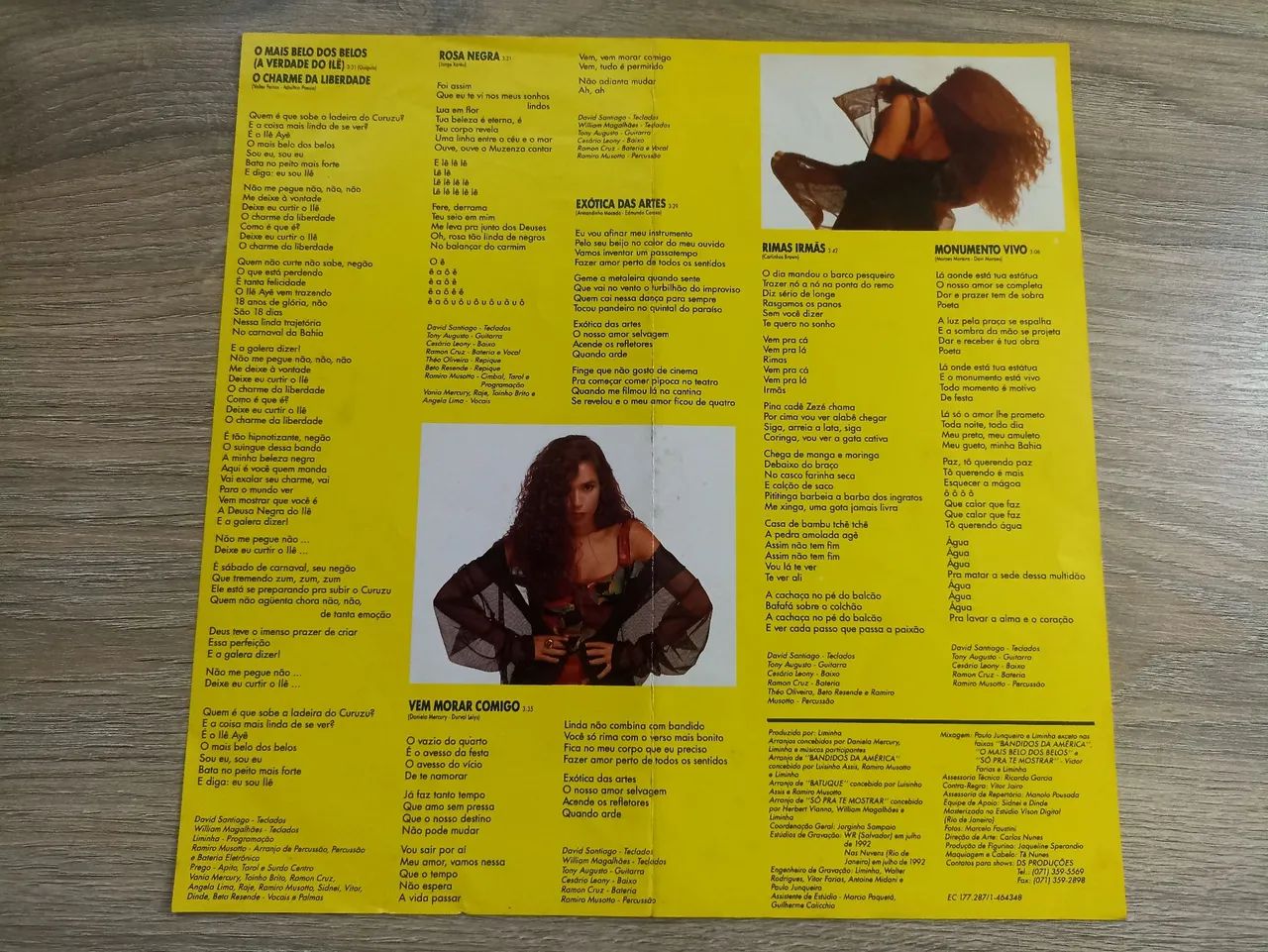 LP vinil Daniela Mercury, O canto da cidade (1993) - Foto 4