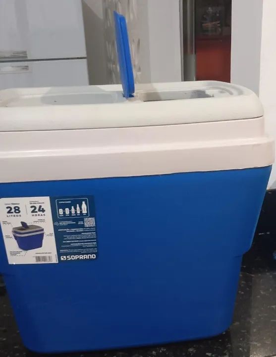 Caixa Térmica 28l Tropical Azul Soprano - Foto 3