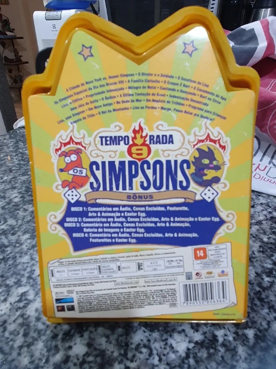 DVD Os Simpsons Nona Temporada - Cabeça Lisa Original - Foto 2