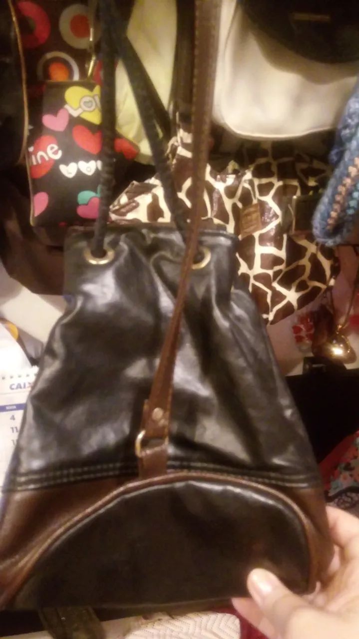 bolsa mochilinha de uma alça - Foto 3