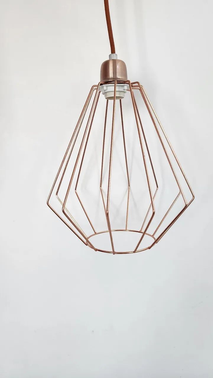 Lustre aramado cobre