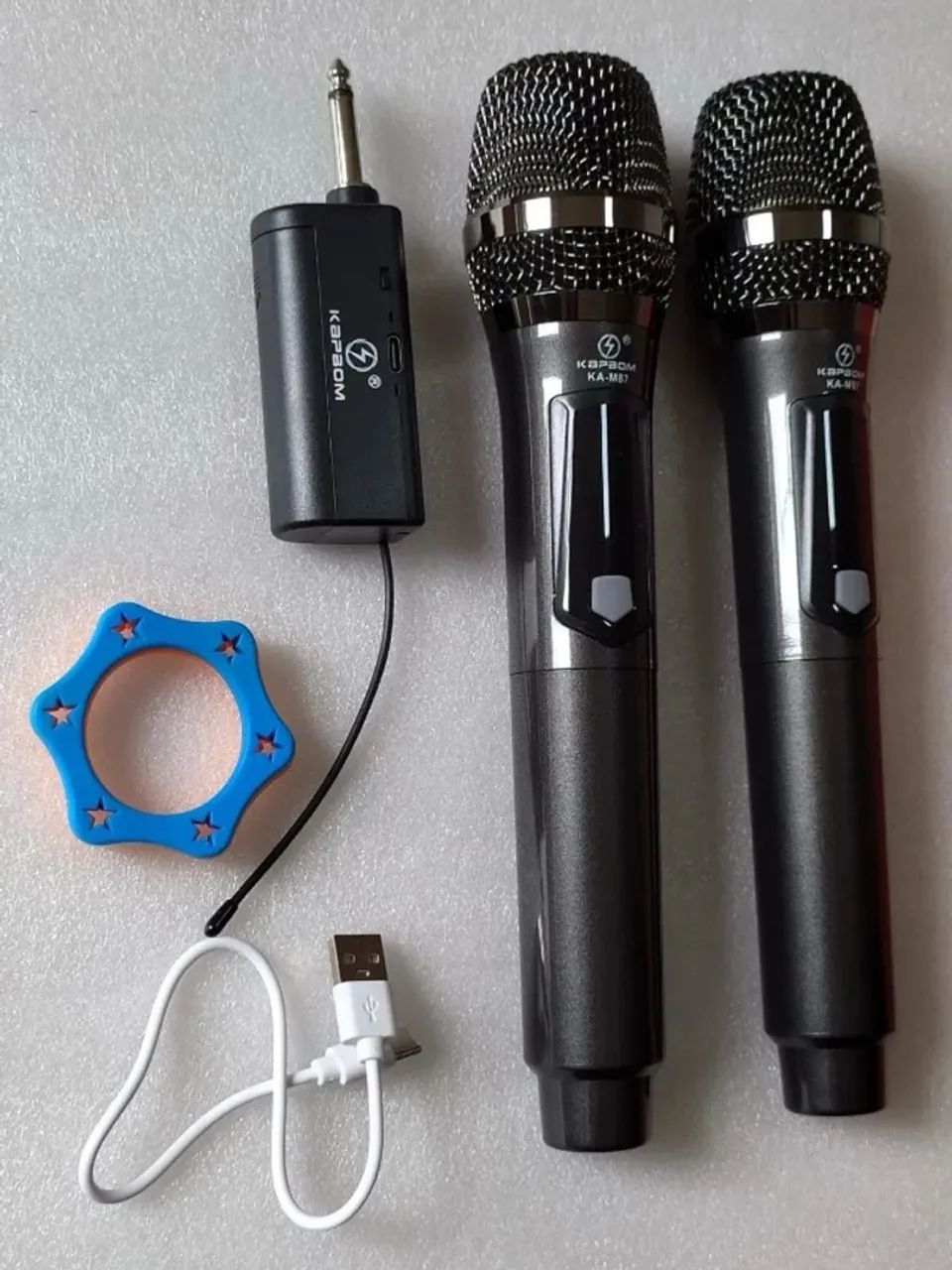 Microfones Sem Fio Duplo - Karaokê e Apresentações - Foto 2