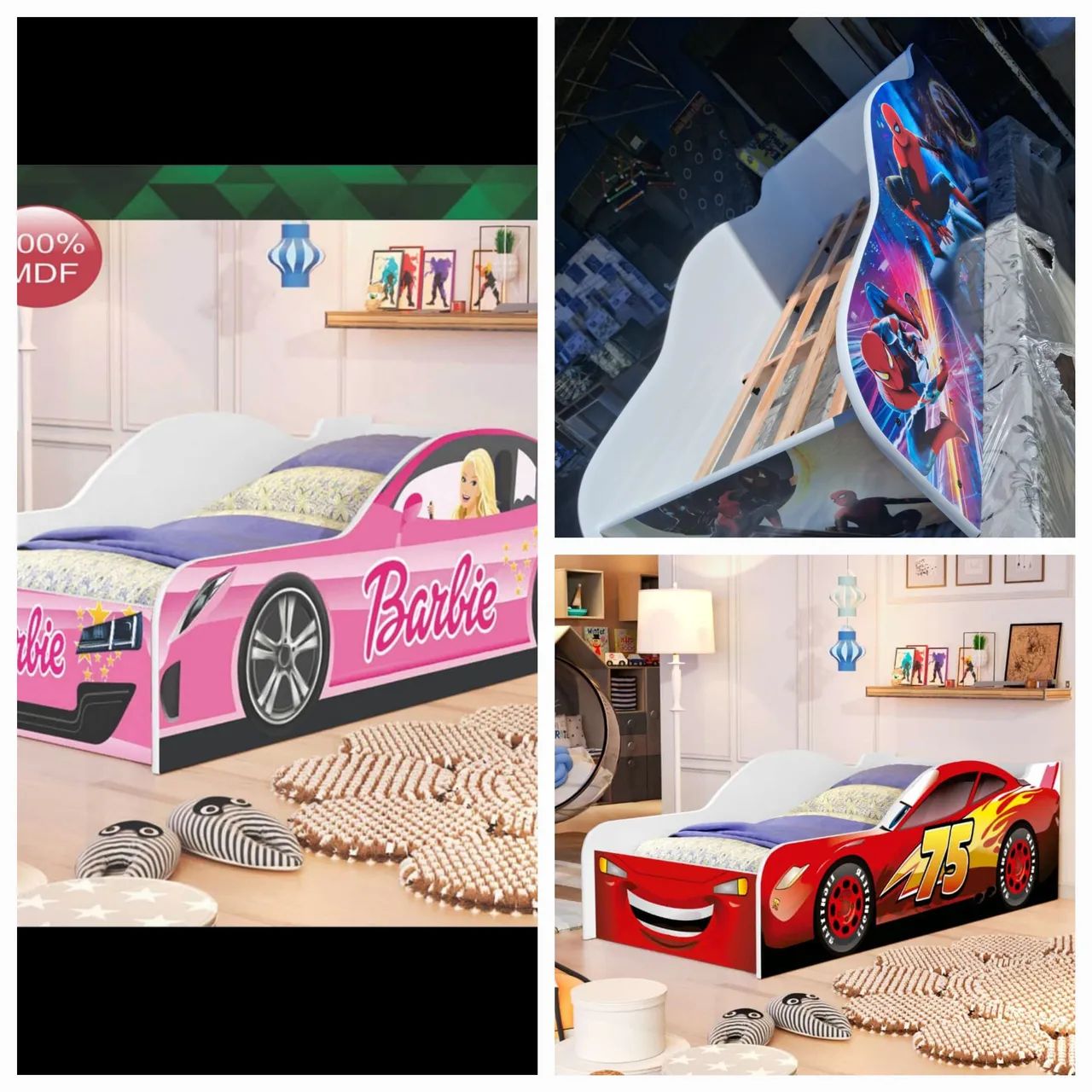 Camas infantil carrinho 