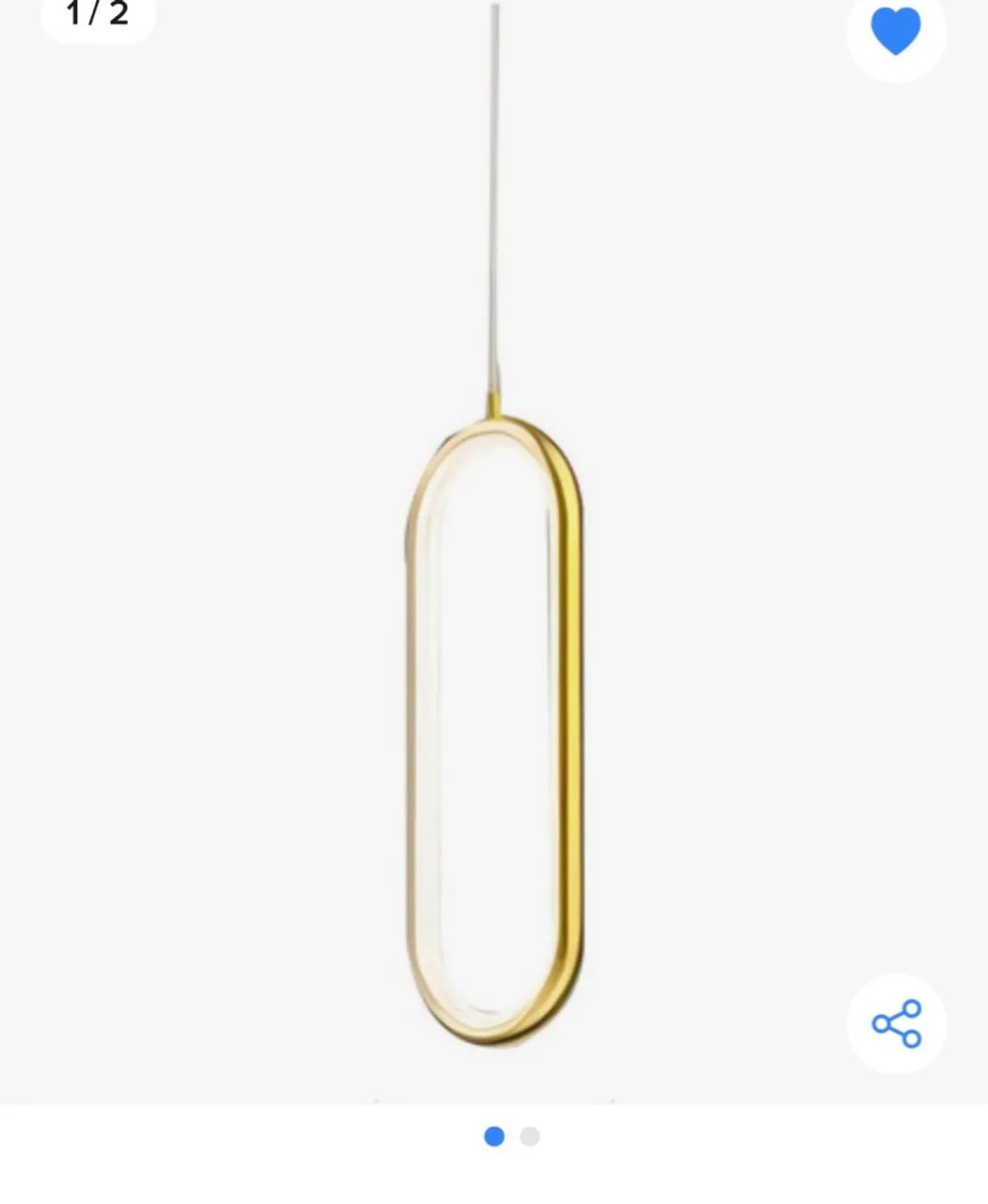 Luminária Moderna Pendente Luxuoso Cabeceira AAA Top Minimalista Fio Cristal 110V/220V - Foto 2