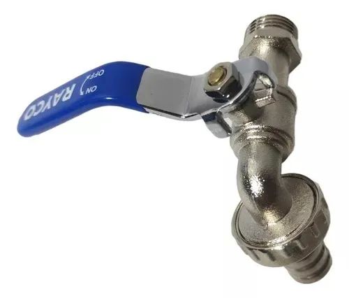 Torneira Esfera 1/2 Polegada Em Metal Para Tanque E Jardim - Foto 2