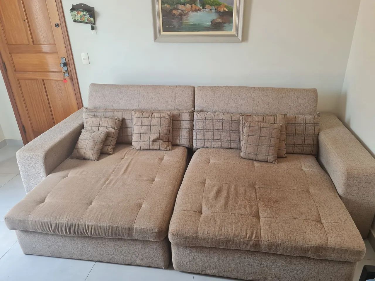 Sofá Reclinavel e Retratil 64842829929090122